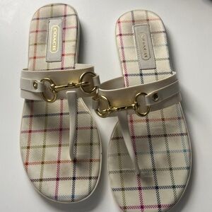 Coach sandals size 7.5